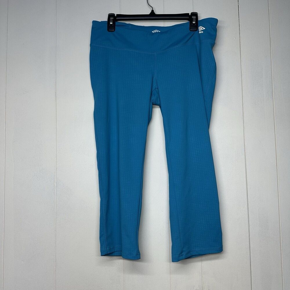 Umbro Women’s Light Blue Athletic Leggings Pants Size XL Activewear